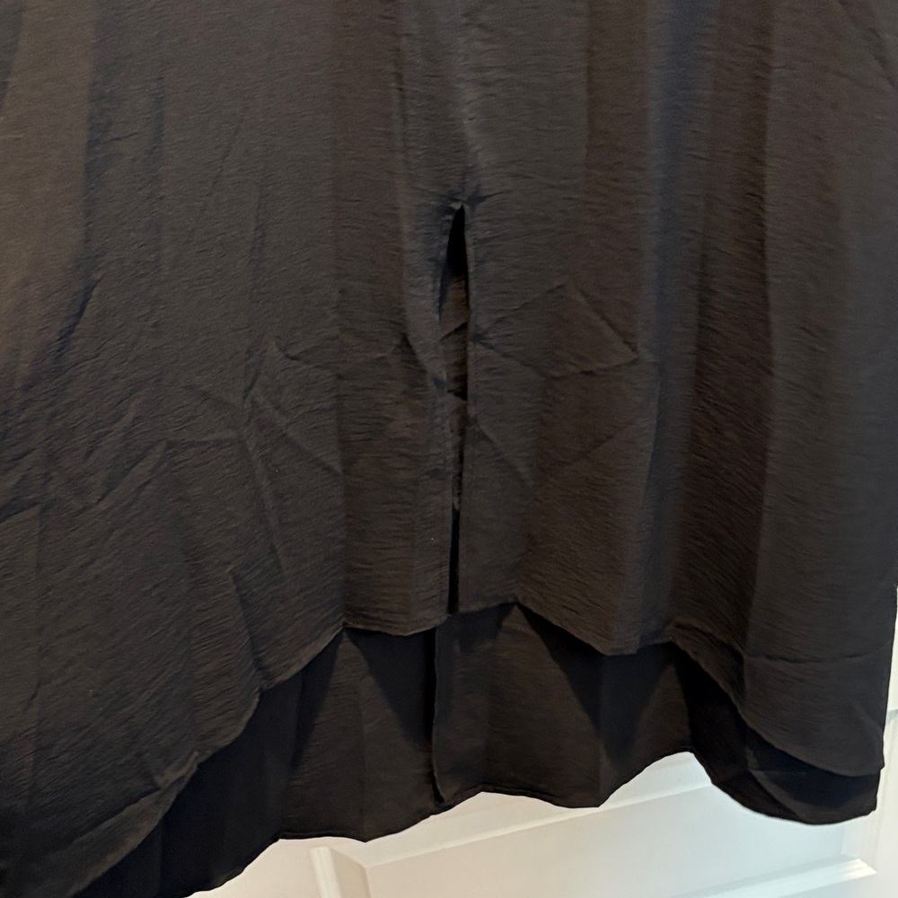 Chic Black High Low Dress - Picture 2 of 3